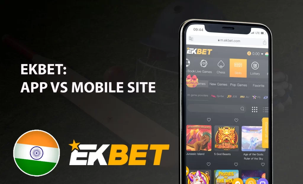 ekbet mobile website or app